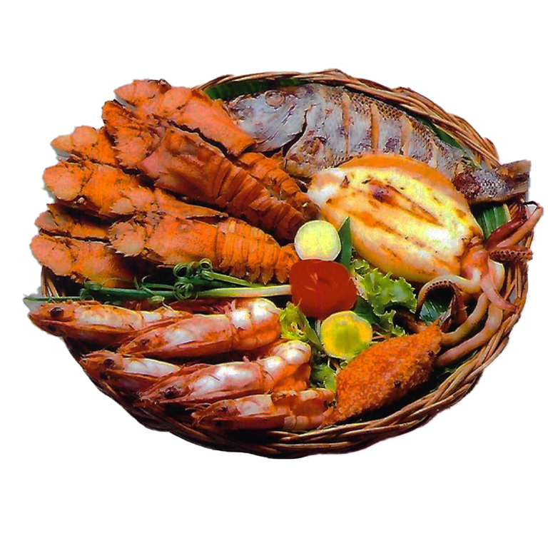 Grilled Seafood Bsket Set A