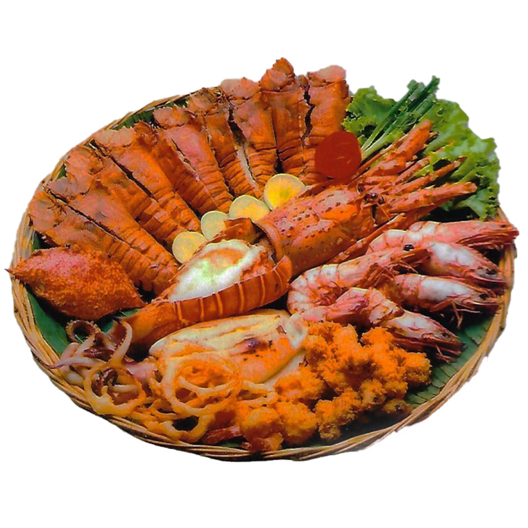 Grilled Seafood Bsket Set B