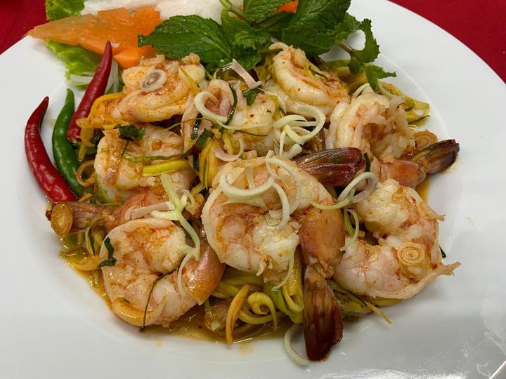 Prawn Salad With Lemongrass