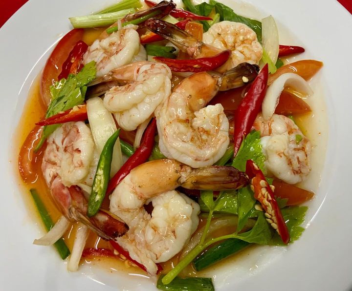 Thai Salad With Prawns