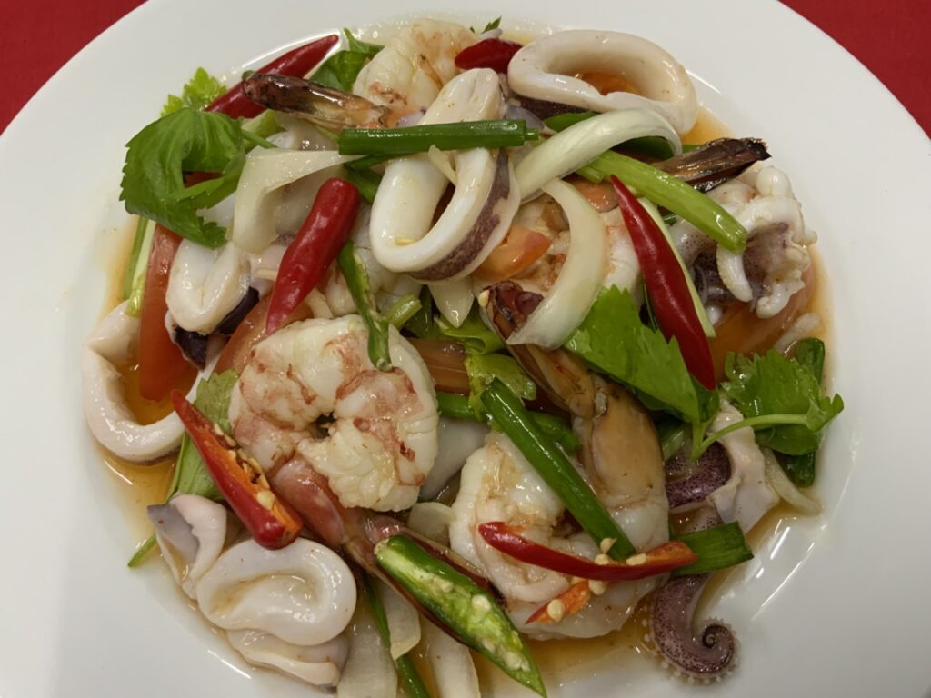 Spicy Seafood Salad