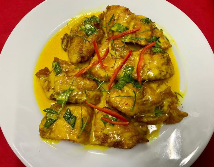 Fish Fillet in Panang Sauce