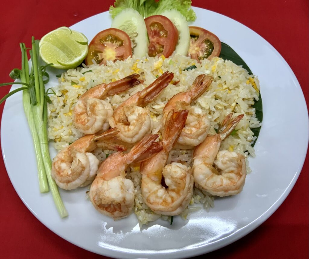 Fried Ricw With Shrimp Or Seafood