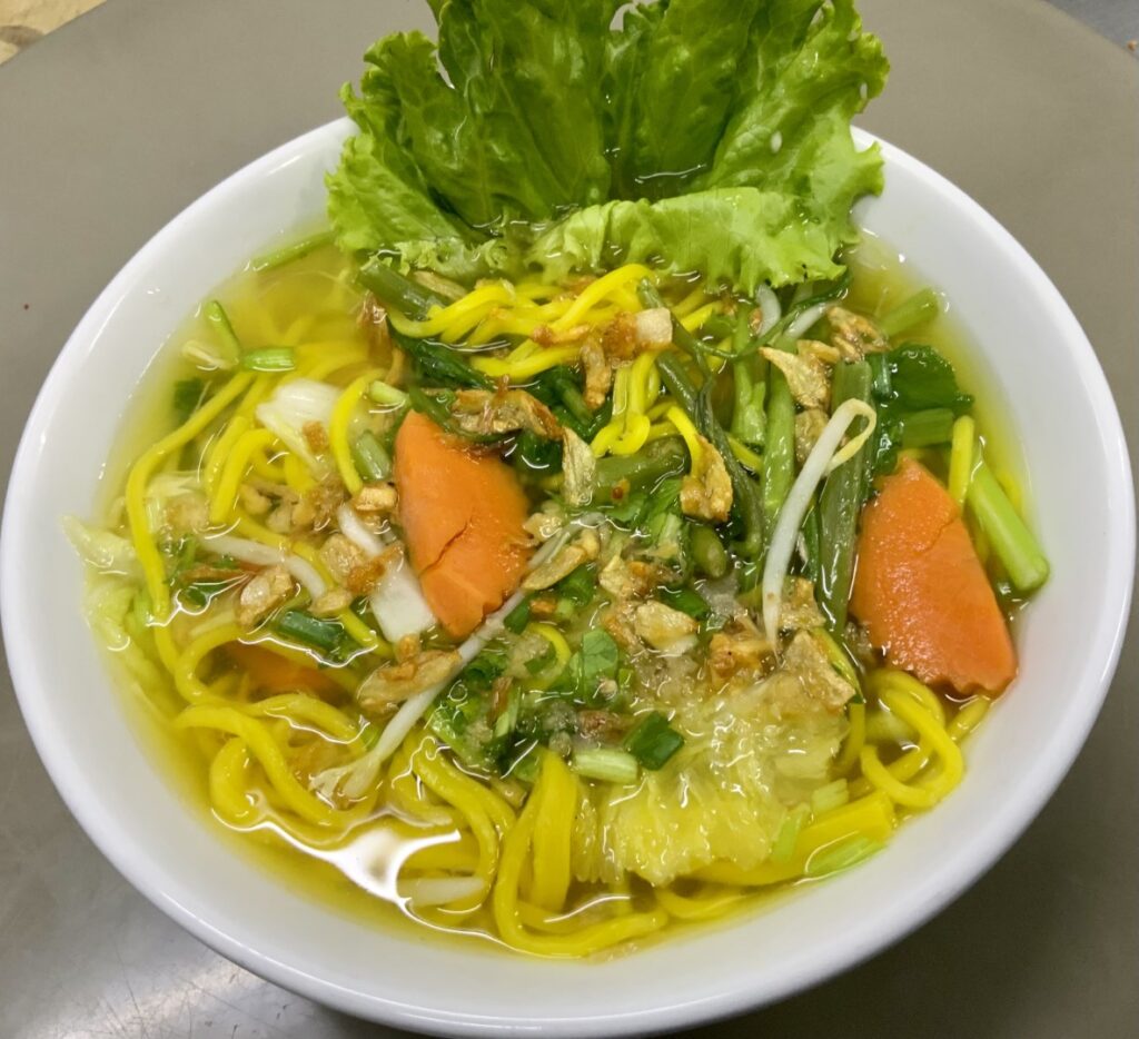 Noodles Soup With Vegetables