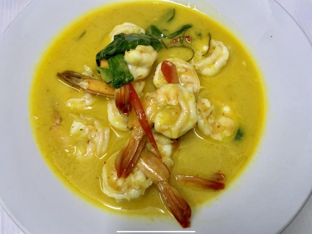 Panang Curry Sauce Prawns