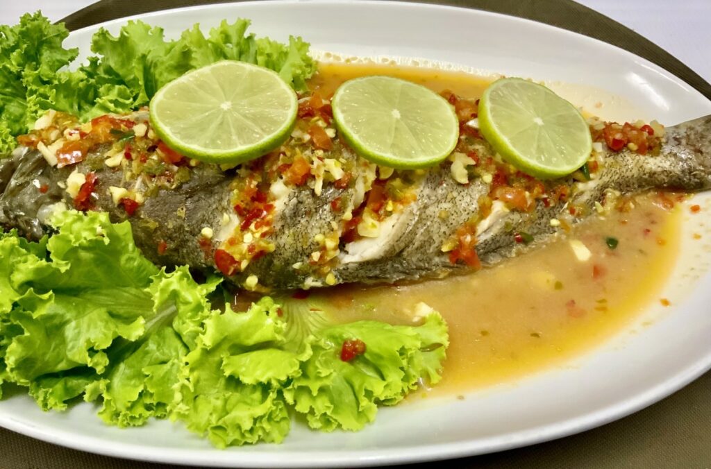 Steamed Fish With Chilli And Lemon