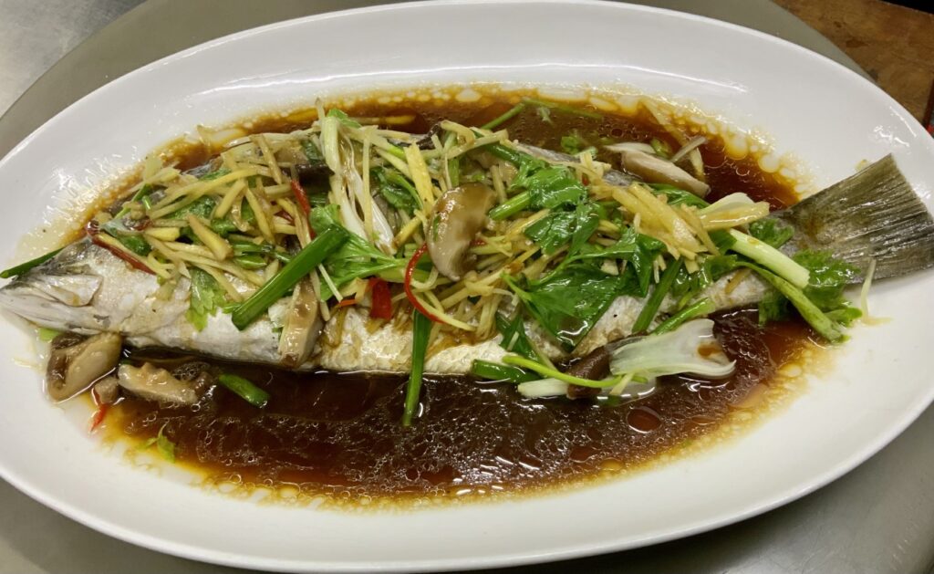 Steamed Fish With Ginger