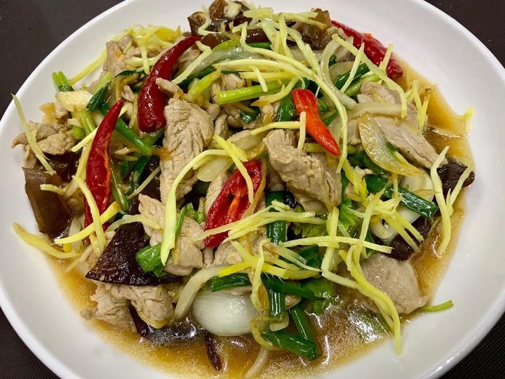 Stir Fried Pork With Ginger